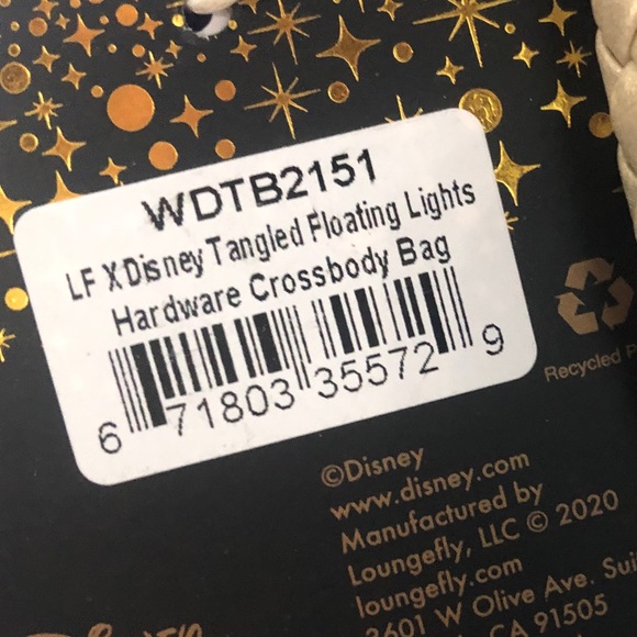 Loungefly Tangled 10th Anniversary Crossbody - Picture 7 of 7